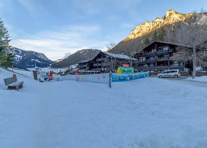 아파트 With Mountain View In The Vacation Center Diemtigen